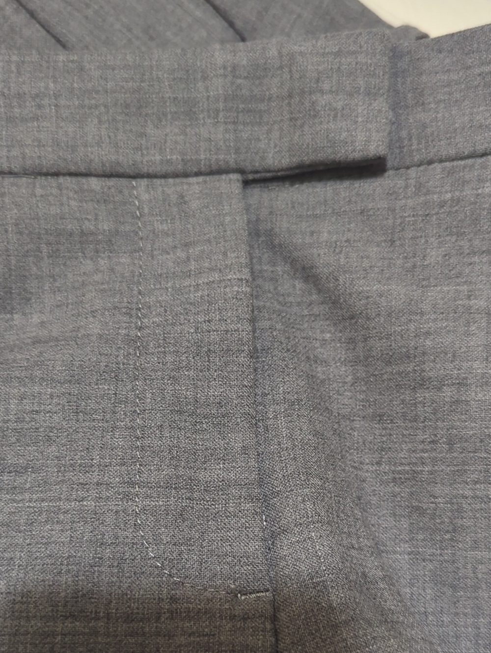 Jcrew Grey Wool Maddie Straight Leg Slim Pants Tailored Suiting 6 us Medium - Picture 6 of 10